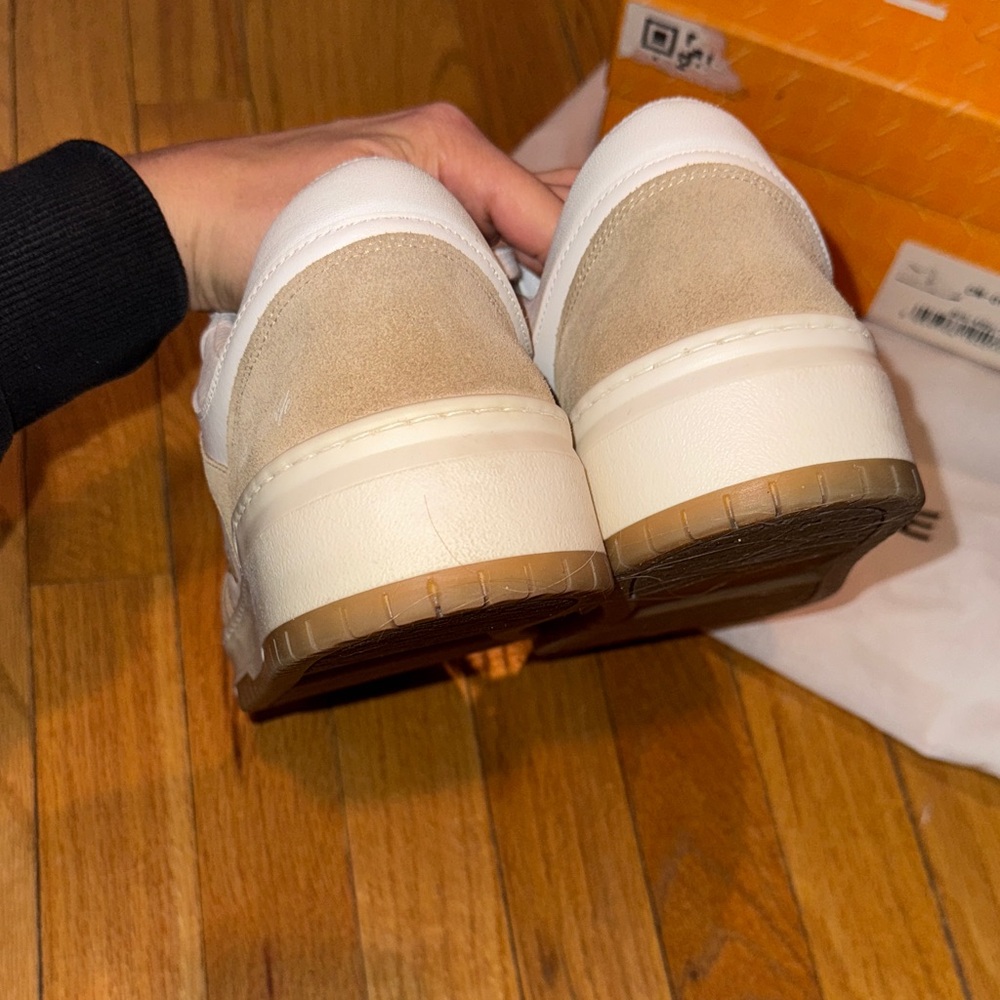 Naked Wolfe White and Tan Sneakers - Picture 7 of 10